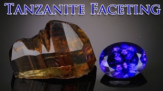 Gem Cutting  Tanzanite Faceting [upl. by Llyrad]