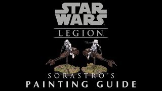 Star Wars Legion Painting Guide Ep5 Speeder Bikes [upl. by Aliab]