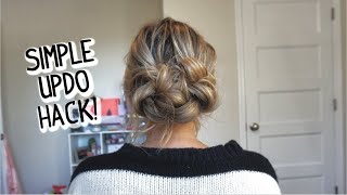 EASIER THAN IT LOOKS EVERYDAY UPDO For Short Medium and Long Hair [upl. by Cigam]