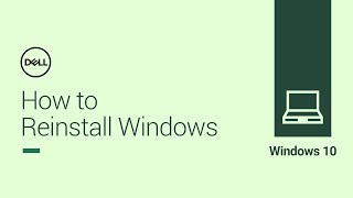 How to Reinstall Windows 10 Official Dell Tech Support [upl. by Nertie]