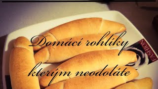 Domácí rohlíky kterým neodoláte 😋  Home cooking  homemade pastry  chef [upl. by Ahsaeym]