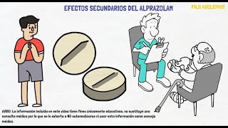 EFECTOS SECUNDARIOS DEL ALPRAZOLAM [upl. by Oetomit]