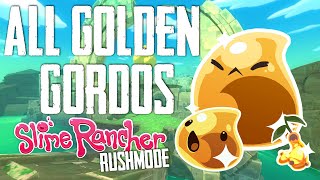 All Golden Gordo locations in Slime Rancher Rush Mode [upl. by Alyacim72]