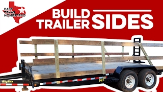 Stepbystep 5 x 8 utility trailer build [upl. by Blainey]