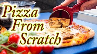 Pizza dough made easy at home from scratch [upl. by Ihteerp]