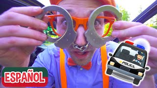 Carros de Policía para Niños con Blippi Español  Videos Educativos para Niños [upl. by Repip]