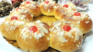 Auténtico ROSCÓN o Rosca de Reyes Magos [upl. by Rundgren]