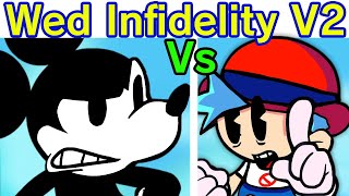 Friday Night Funkin VS Mickey Mouse  Wednesdays Infidelity Part 2 FULL Week  Cutscenes FNF Mod [upl. by Avik]