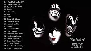 Kiss Greatest Hits Full Album  Best Of Kiss Playlist [upl. by Retha]