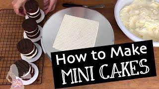 How To Make Mini Cakes  4 Tricks To Frost Mini Cakes FrustrationFree [upl. by Dry299]