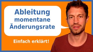 Ableitung  momentane Änderungsrate  Ableitung bestimmen einfach erklärt  Herr Locher [upl. by Reld778]