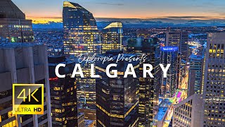 Calgary Alberta Canada 🇨🇦 in 4K ULTRA HD 60FPS by Drone [upl. by Aleirbag143]