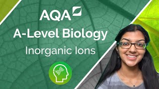 AQA A Level Biology Inorganic Ions [upl. by Assert244]