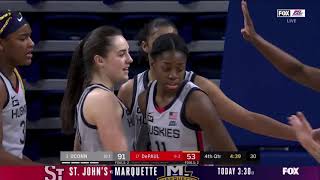 UConn Womens Basketball Highlights v DePaul 01312021 [upl. by Hsihsa]