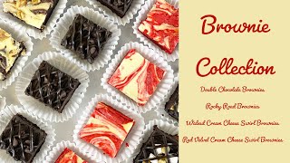 Sweet Project Brownie Collection featuring 5 brownie recipes [upl. by Ycnalc]