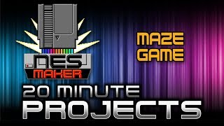 NESmaker 20 minute projects MAZE GAME [upl. by Uoliram]