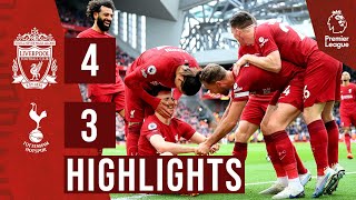 HIGHLIGHTS Liverpool 43 Tottenham Hotspur  Dramatic Jota winner [upl. by Frantz]