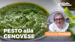 PESTO ALLA GENOVESE  La ricetta imperdibile dello CHEF Roberto Panizza [upl. by Imaj]