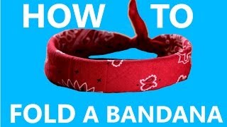 How To FoldTie a Bandana the REAL way [upl. by Gimble]