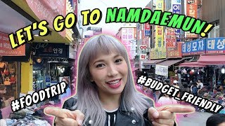 NAMDAEMUN MARKET — CHEAP SHOPPING amp FOOD IN SEOUL [upl. by Susejedesoj]