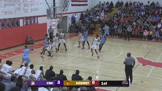 CBC Varsity Basketball vs DeSmet [upl. by Ronald209]