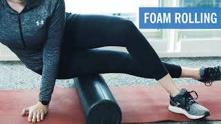 IT Band Stretches  Foam Rolling [upl. by Berlinda]