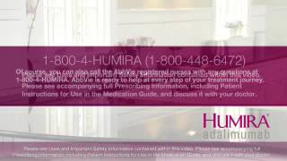 Humira Adalimumab Syringe Injection Video [upl. by Adnahs101]