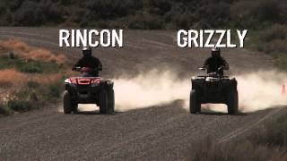 Grizzly 700 vs Rincon 680  Workability [upl. by Nerwal]