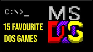 15 Favourite MSDOS Games  UNFORGETTABLE MSDOS Games [upl. by Rainah83]