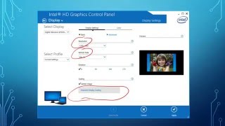 Windows 10 Display Settings for Wide Screen Projectors  Dell Venue 10 [upl. by Napra]