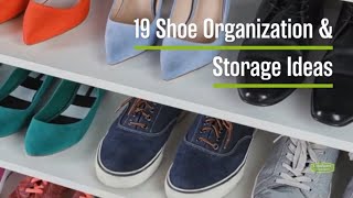 19 Shoe Storage amp Organization Ideas [upl. by Etterb225]