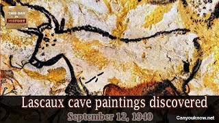 Lascaux cave paintings discovered September 12 1940 [upl. by Dorr759]