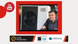 Air Source Heat Pump  Mitsubishi Ecodan Installation [upl. by Lleze]