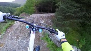 Gee Atherton Tests INSANE MTB Trail GoPro View  Red Bull Hardline [upl. by Wesle]