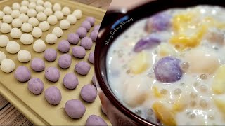 Palidosdos  Ginataang BiloBilo  Rice Balls in Coconut Milk [upl. by Alyhs]