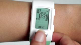 LifeTrak Fitness Tracker  HowTo Set Time [upl. by Harwell]