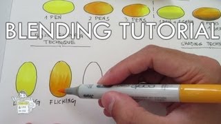 Copic Blending Tutorial Part 1 [upl. by Christa914]