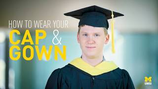 How to Wear Your Graduation Cap and Gown [upl. by Bensky]