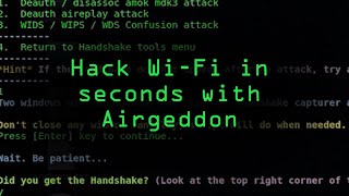 Hacking WiFi in Seconds with Airgeddon amp Parrot Security OS Tutorial [upl. by Sennahoj390]