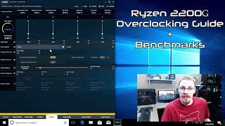 Ryzen 2200G Overclock Guide and Benchmarks [upl. by Ynabe]