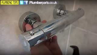 HOW TO CHANGE SHOWER VALVE  THERMOSTATIC  Plumbing Tips [upl. by Norty]