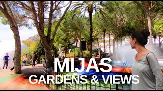 4K Mijas 2019 Malaga Spain Tour  Bullring area gardens and views [upl. by Zsazsa]