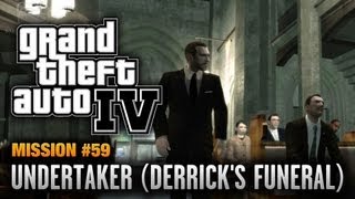 GTA 4  Mission 59  Undertaker Derricks Funeral 1080p [upl. by Pagas]