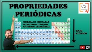 Tabela  Propriedades periódicas [upl. by Kramlich]