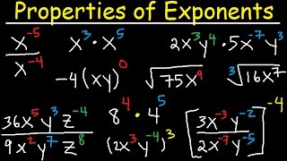 Properties of Exponents  Algebra 2 [upl. by Brendis]