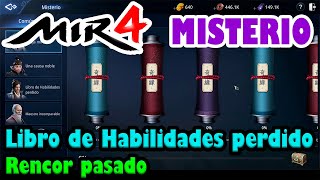 MIR4 Misterio 44  Libro de Habilidades perdido  Rencor pasado [upl. by Juliann]