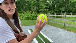 Softball Pitching How To Throw A Curve [upl. by Inatirb]