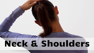 Physio Neck and Shoulder Stretches GUIDED ROUTINE 15 Mins [upl. by Hyo]