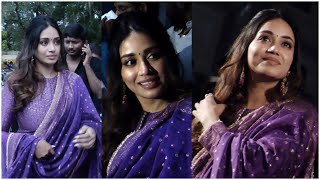 Actress Nivetha Pethuraj Exclusive Visuals At PARUVU PreLaunch Event  TFPC [upl. by Orel]