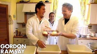 Gordon Ramsay Makes Scotlands First Ever Buffalo Mozzarella [upl. by Afesoj]